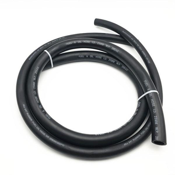 Black Finish Surface Flexible Fiber Braided 300 PSI Fuel-Feed Hoses