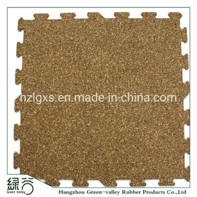 Shock-Reducing 1mx1m Interlocking Rubber Mats for Gym