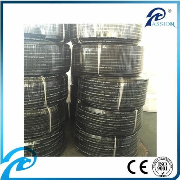 Smooth Type Red Fiber Braided Oil Pressure Hose