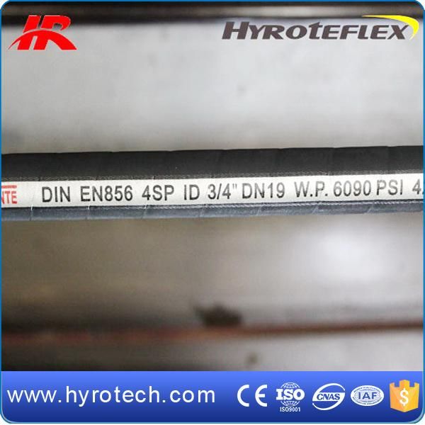 Four Wires Spiral Hydraulic Flexible Oil Hose DIN En 856 4sp