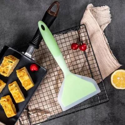 Kitchen Utensils Creative Tools Non-Stick (Pan) Spatula Cooking Silicone Shovel with Long Handle