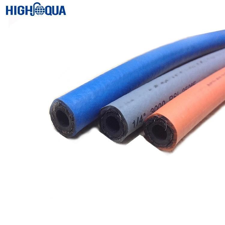 Steel Wire Braid or Fiber Braid Colorful Hydraulic Rubber Hose