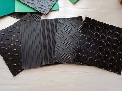 Elastomeric Waterproof Flame Retardant Coin/Diamond/Checker/Wide/Fine Ribbed Rubber Sheet