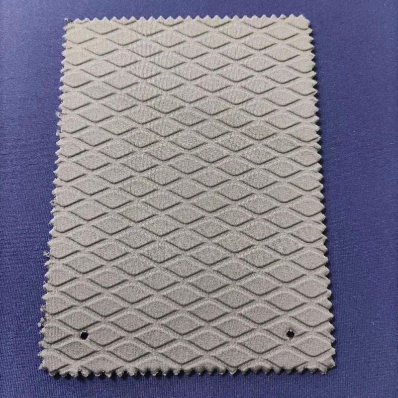 10 Designs Sharkskin Embossed Polyester Jersey Fabric Neoprene Foam