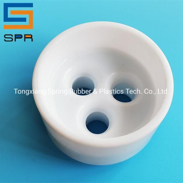 Insulating White Rubber Wire Protection Sleeve