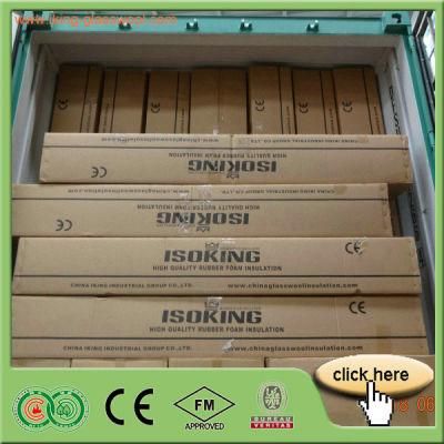China Isoflex Fireproof Insulation Rubber Foam Pipes