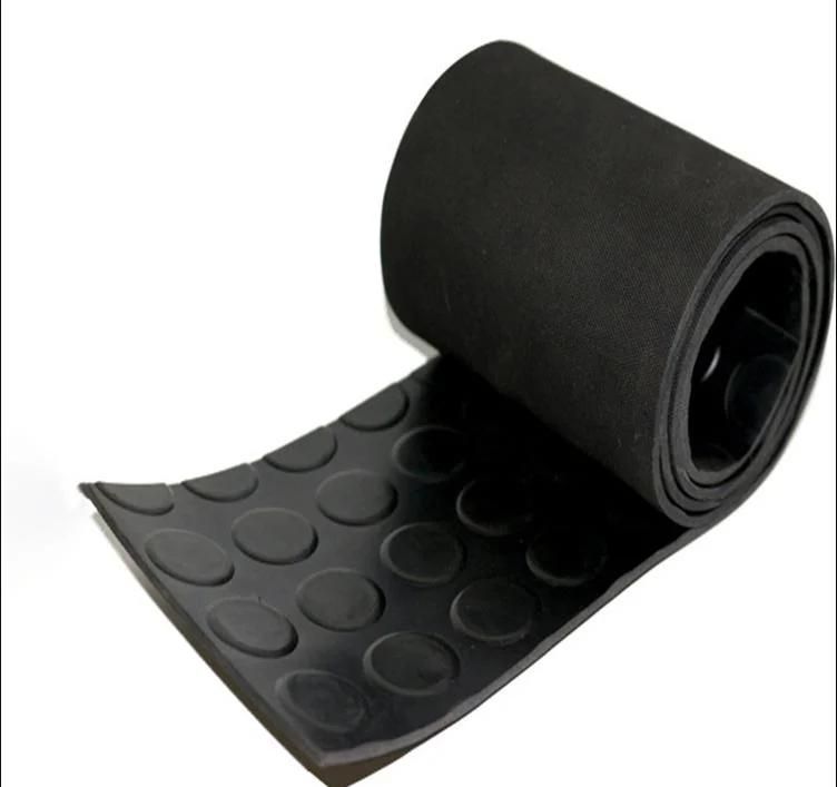 Black Anti Slip Shed Van Garage Workshop Rubber Flooring Sheet