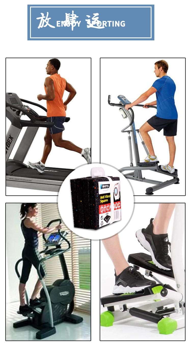 Shock Resistant Rubber Mats Used Under Treadmill