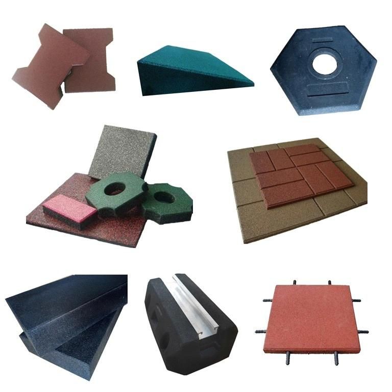 Modular Garden Edging with SBR High Density Rubber Granules