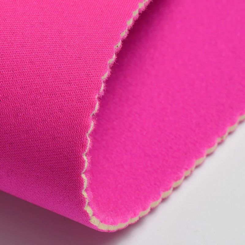 EU Passed Pink Ubl Fabrics White SBR SCR Neoprene for Knee Braces or Waist Belts