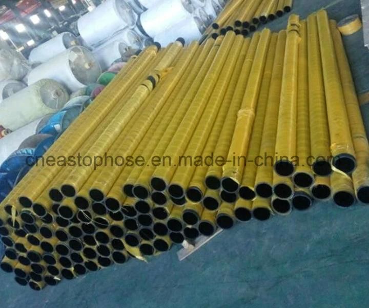 150bar Rubber Water Air Suction Hose Flat Surface