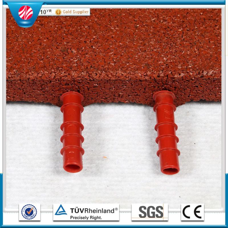 Gym Rubber Flooring Mat, Anti-Slip Rubber Flooring Mat