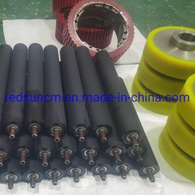 Manufacturers Custom Conveyor Equipment Silicone Roller PU Silicone Conveyor Equipment Roller