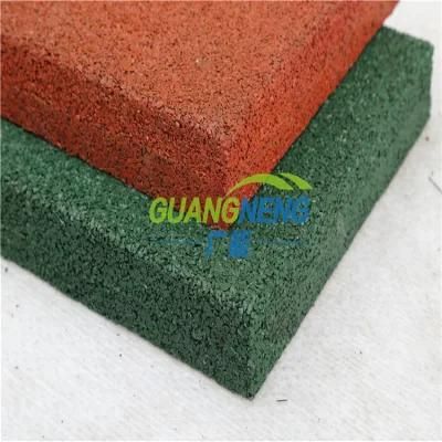 Qingdao SBR Grains Outdoor Rubber Floor Tile Recycle Rubber Tile