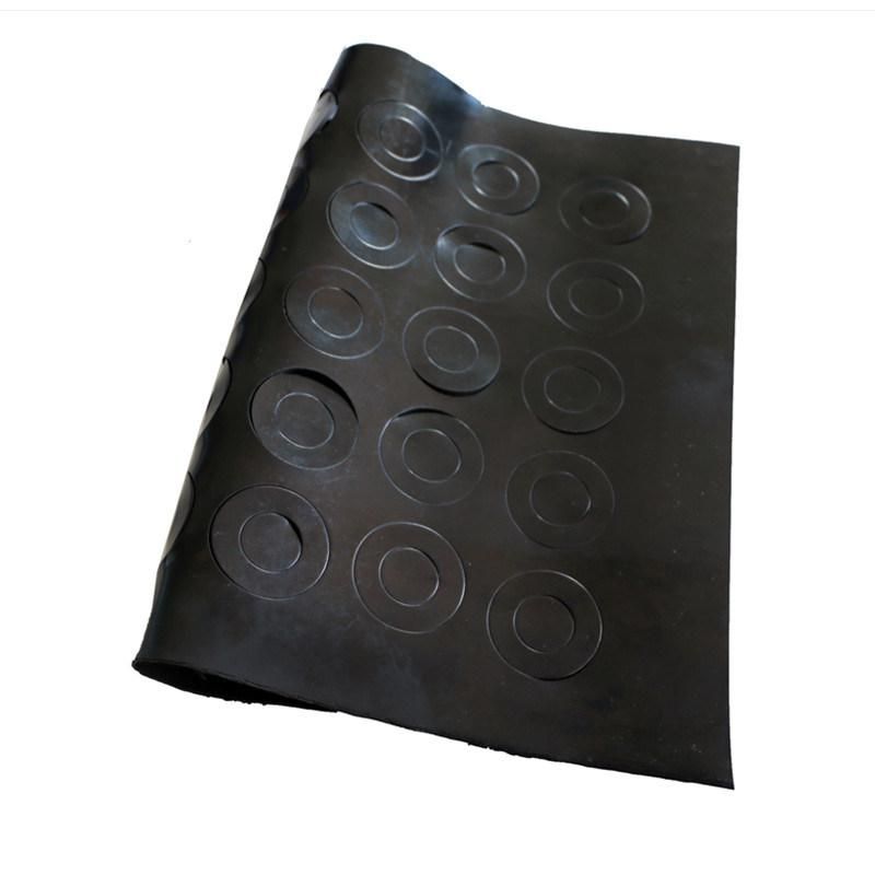 Black Rubber Pad / Industry Using Rubber Strip Sheet / Rubber Gaskets