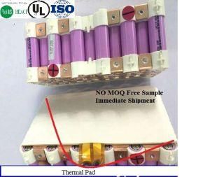 Ultra Thin Thermal Silicone Pad 3.45W for Battery Pack Free Sample RoHS V0 Gap Pad ISO Facotry Taking Place of Fujipoly