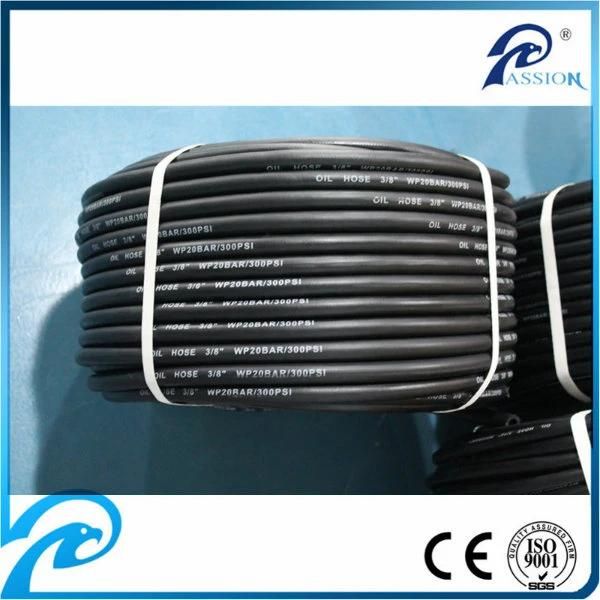 Smooth Type Red Fiber Braided Oil Pressure Hose