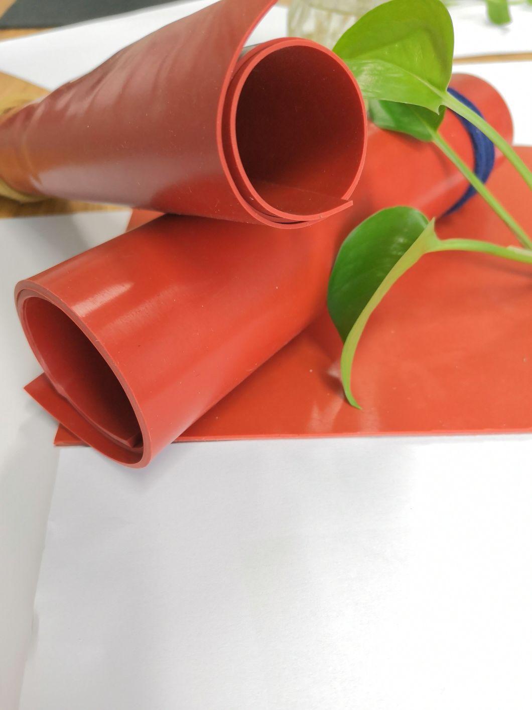 Thickness 0.5mm Red Silicone Rubber Sheet