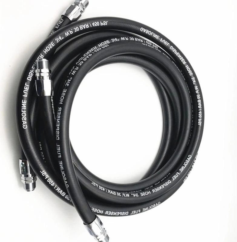 Flexible Lightweight 3/4" and 1" Gasoline Dispenser Hose Line with Excellent Ozone Resistance