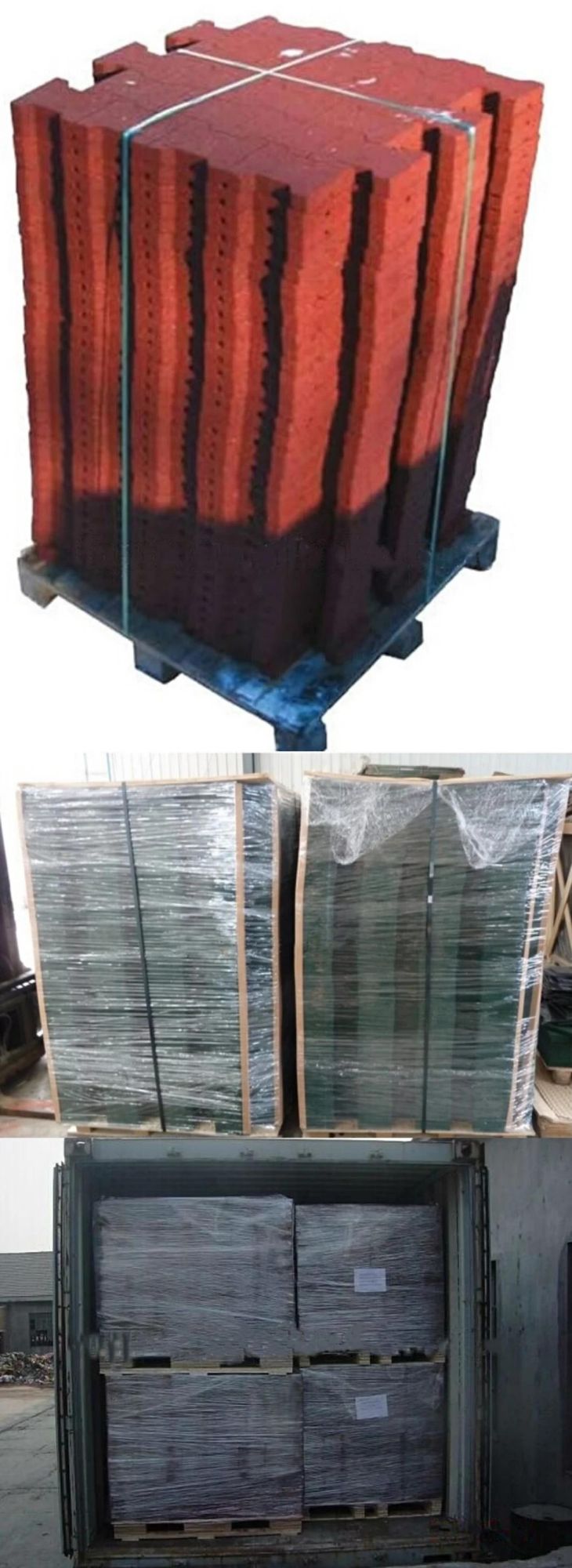Anti-Slip Water Seepage Bone Brick Rubber Brick Tiles Floor