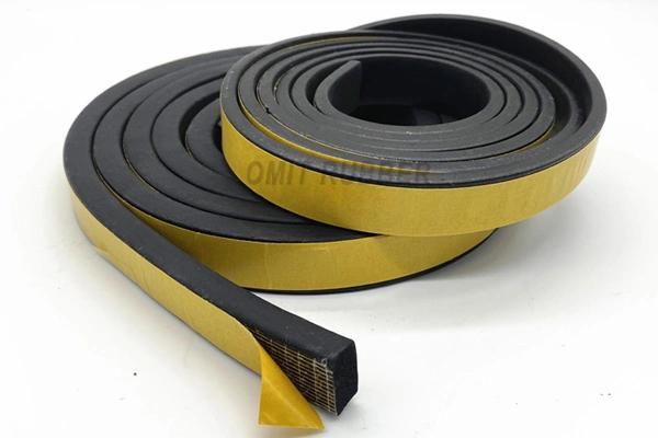 3m Self Adhesive Foam Weather Seal EPDM Sponge Rubber Seal Strip Back with Acrylic Tape Weather Stripping