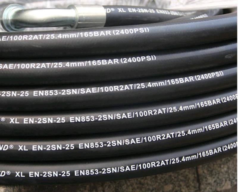 High Pressure Hydraulic Rubber Hose SAE R1 R2 4sp/4sh