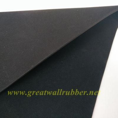 Neoprene NBR SBR Industrial Rubber Sheet with Fabric Finished Surface