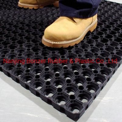 China 10-16 mm Non-Slip Anti-Fatigue Rubber Sheet Flooring Mat Rubber Floor
