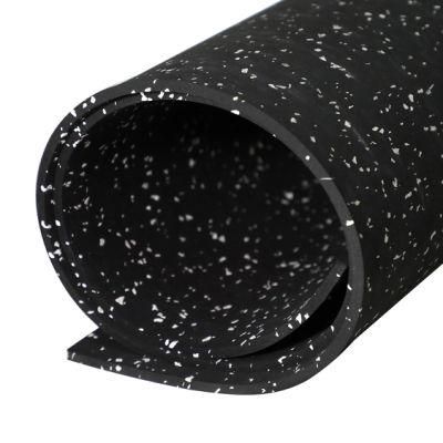 8mm/10mm/12mm Black Rubber Gym Flooring EPDM Granule Playground Gymnastic Floor