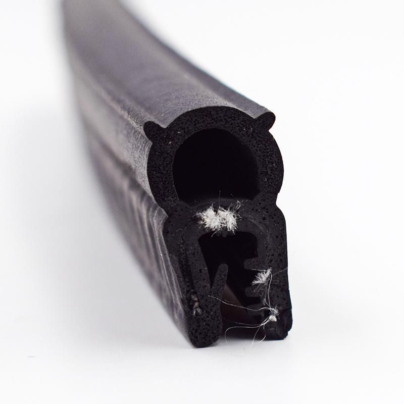 Metal Core Reinforce Car Pinchweld Rubber Seal Strip
