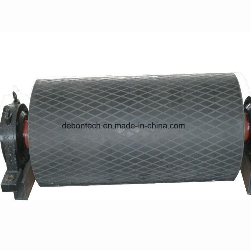 Conveyor Drum Lagging Rubber and Ceramic Lining