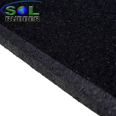 High Impact Commercial Fitness Rubber Gym Flooring Mat in Europe
