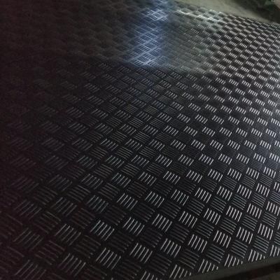 Factory Manufacture Anti-Slip Black Five Bars Checker Rubber Sheet/ Mat