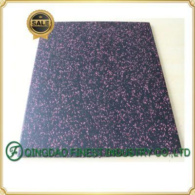 Popular Fitness Poreless Compound Rubber Gym Floor Mat, Commercial Gym Rubber Flooring Tiles