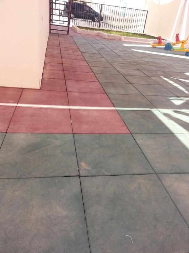 Outdoor Playground Safety Flooring Tiles