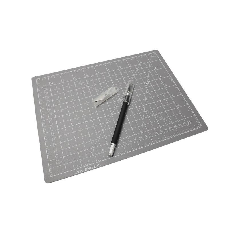28032 9X12in 3 Layers PVC Self Healing Square Cricut Cutting Mat with Knife for Craft