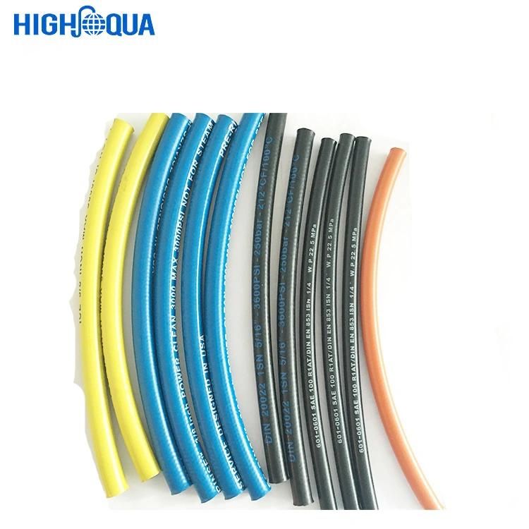 Industrial Cloth / EPDM Smooth Surface Colorful Hydraulic Rubber Hose