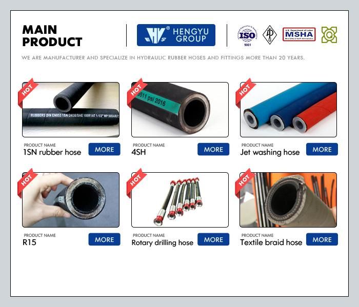 Low Temperature Resistant Flexible Hydraulic Rubber Hose for Russia Market