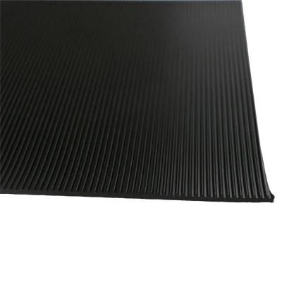 Industrial/Commercial SBR/Nr/NBR Waterproof Fine Ribbed Rubber Floor Mat Roll Rubber Sheet