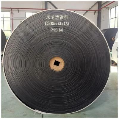 Heat Resistant Ep Nn Rubber Conveyor Belt Sidewall Chevron Steel Cord Rubber Belts for Stone Crusher