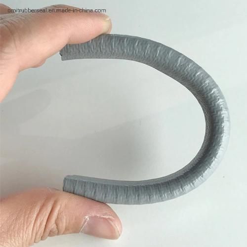 Extruded Decorative Glass Edge Guard Trim Flexible Weatherstrip Seal Protective PVC U Edge Trim Seal for Car Ship with Steel Belt Reinforced