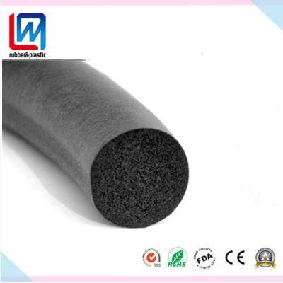 EPDM Silicone Foam Extrusions Sponge Rubber Oring Cord