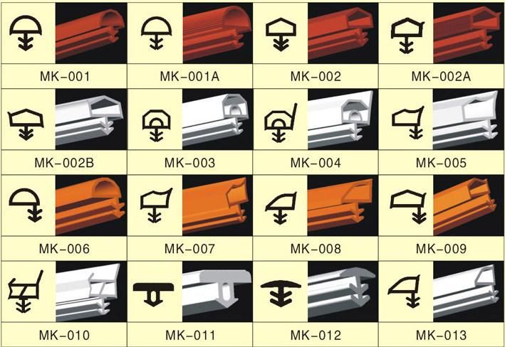 Weather Resistance TPV Extruded Silicone Rubber Sealing Strip for Wooden Door
