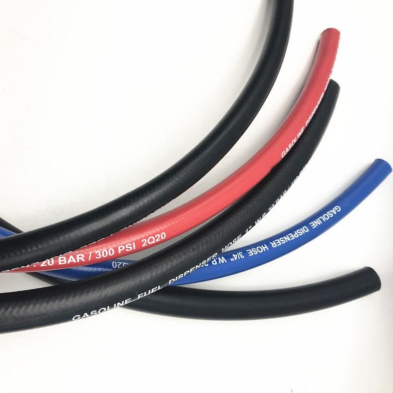 3/4" Flexible Single Wire Braided Low Pressure Gasoline Dispensing Hose