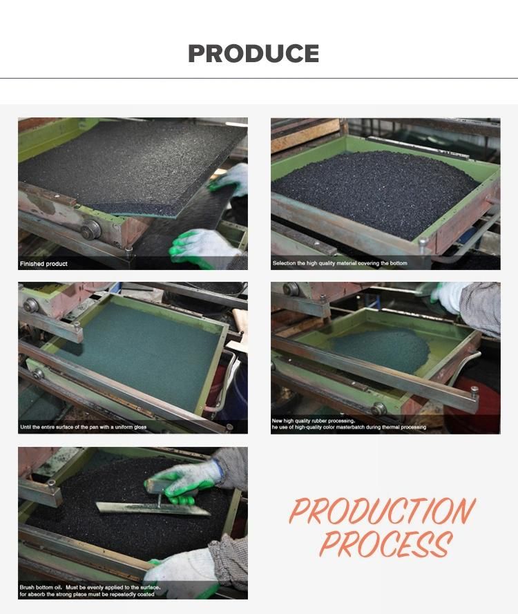 EPDM Rubber Flooring Tiles Fitness Center Rubber Mat