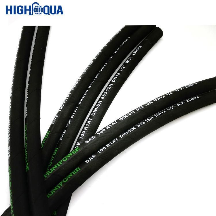 Rubber High-Pressure Hydraulic Hose with Accessories 1sn / R1 for Industrial with NBR Natural Rubber