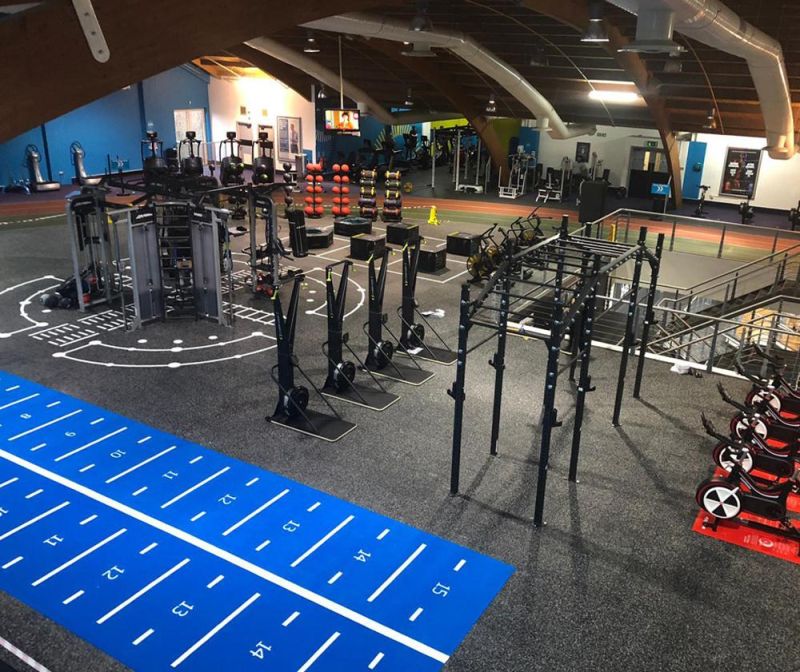 Black Color with 10% EPDM Roll Rubber Gym Mat Floor