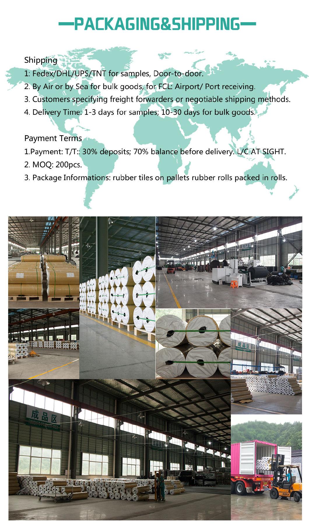 Cheap Price Shock Absorption Gym Flooring Rolls, EPDM Gym Rubber Flooring for Fitness Gym