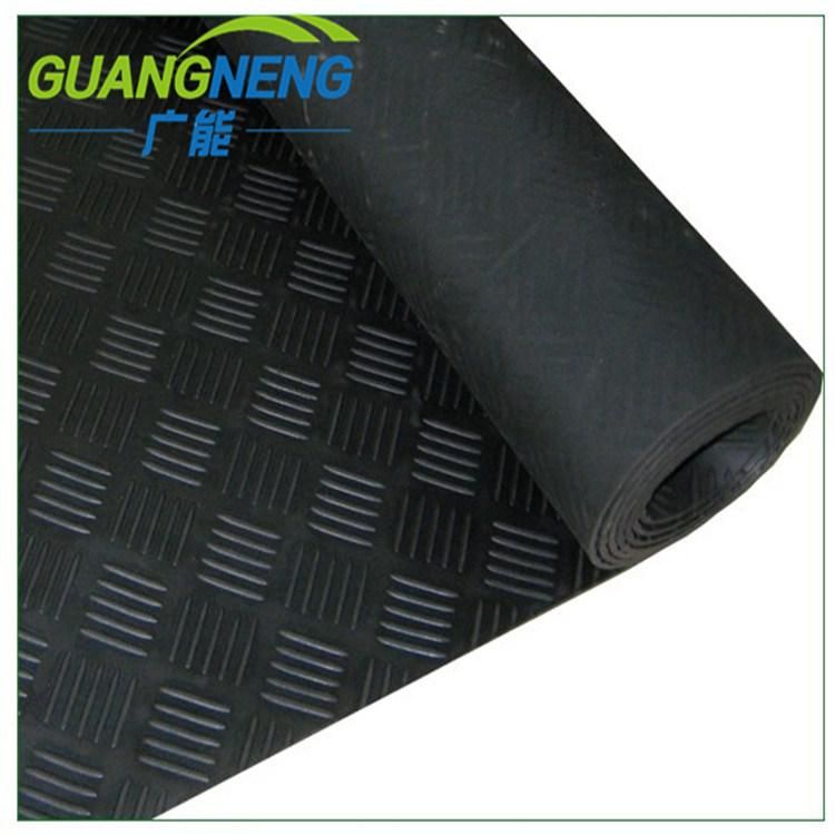 Cloth Inserted Rubber Sheet Rolls, Industrial Rib Rubber Sheet