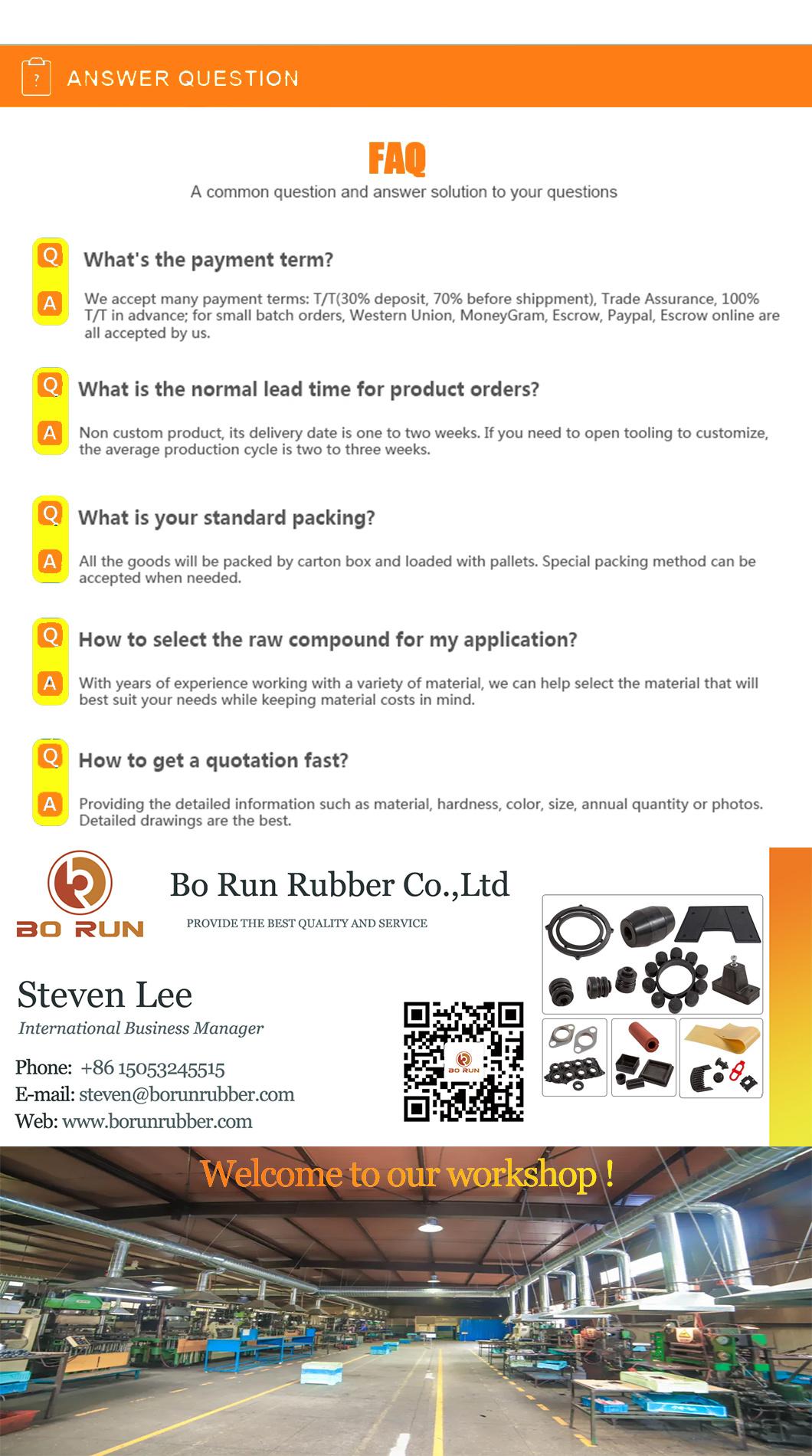 Customized Shape EPDM Extrusion Foam Rubber Sponge Seal Strip